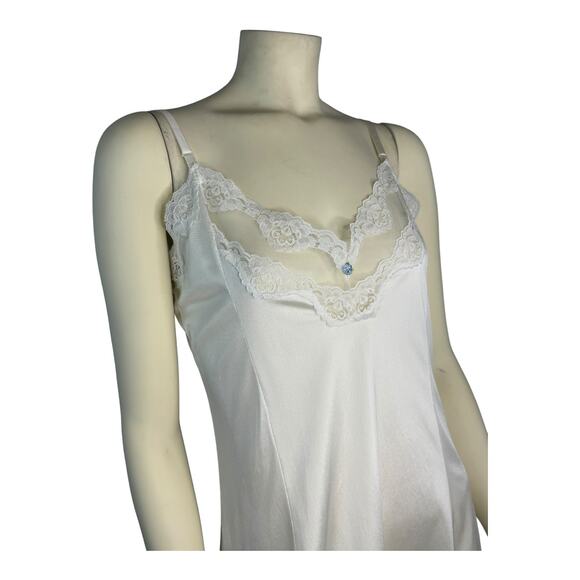American Vintage Melody Lingerie full slip with lace in white size 38 - Picture 4 of 15